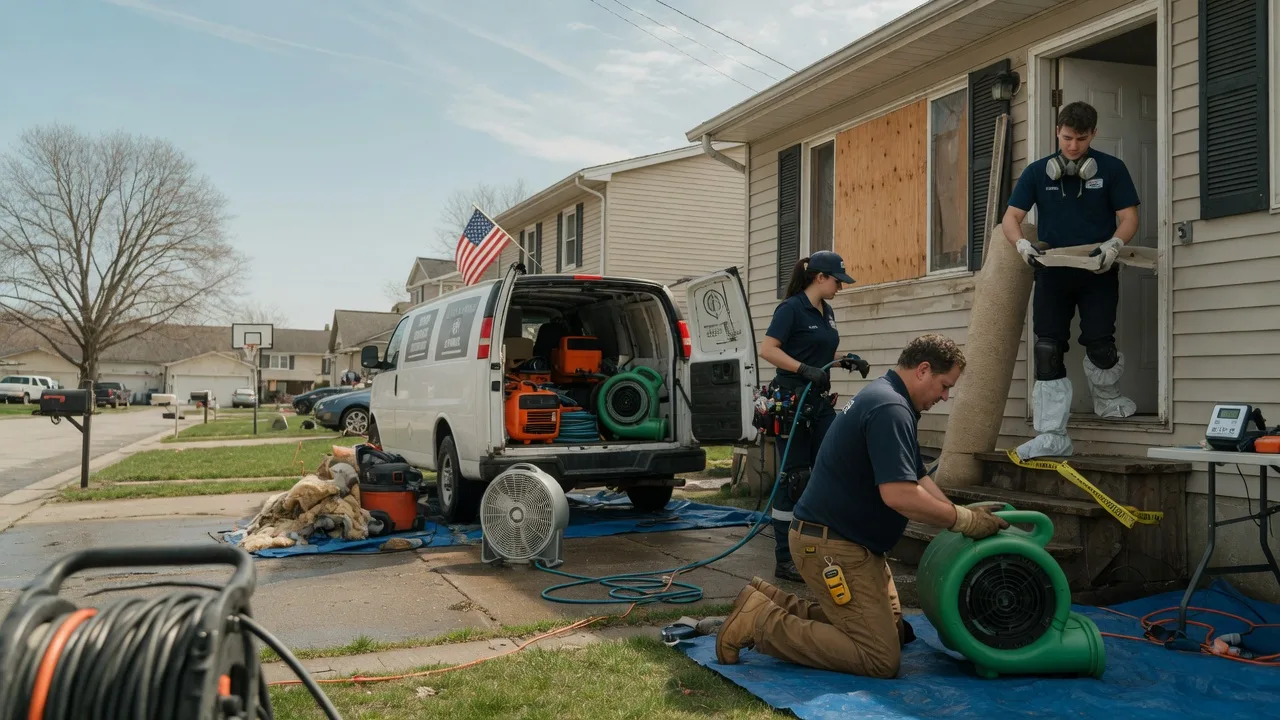 Water Damage Restoration in Clifton, IL near me